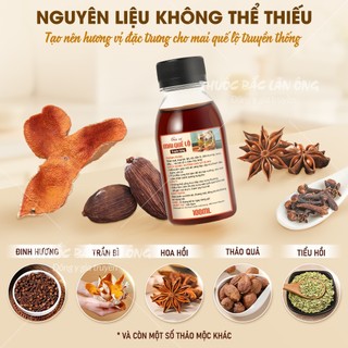 Mai quế lộ chai 100ml, set ngâm mai quế lộ 9 vị, gia vị ướp thịt, làm bánh trung thu, lạp xưởng chuẩn vị