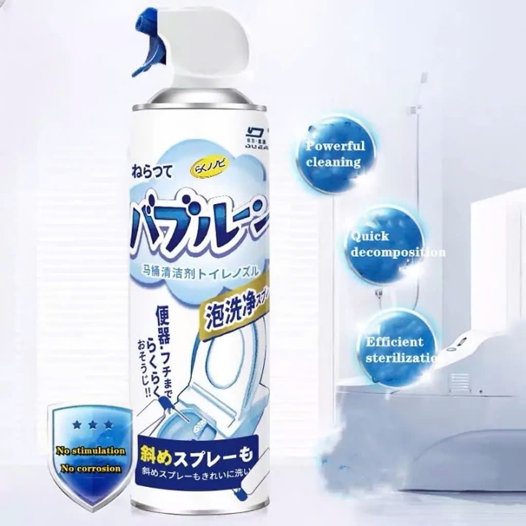 Chai Xịt Bọt Vệ Sinh Bồn Cầu Toilet Tẩy Rửa Mọi Vết Bẩn Hương Chanh Thơm Mát