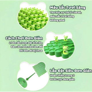 Bộ Trò Chơi Cân Bằng Cây ếch xanh/ kuromi tím Vui Nhộn Dành Cho Gia Đình