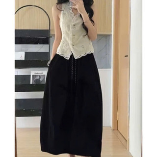 Xưởng Quần Tây Nữ 3A - Chân Váy Xòe Dáng Dài Cạp Chun Lưng Ca Vải Mềm Phong Cách Trẻ Trung Chất Liệu Vải Gió Lụa Hàn Mềm