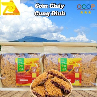 Combo 2 Gói Cơm Cháy Gạo Lứt Chà Bông Cung Đình- Đồ Ăn Vặt Giòn Rụm, Thơm Nức Gạo Nếp,Túi Giấy 500g