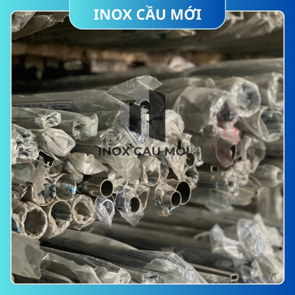 Ống tròn inox 304, phi 25, phi 22, phi 19, phi 16, phi 12m, độ dày 1.2mm-1.5mm (dài 50cm-100 cm)
