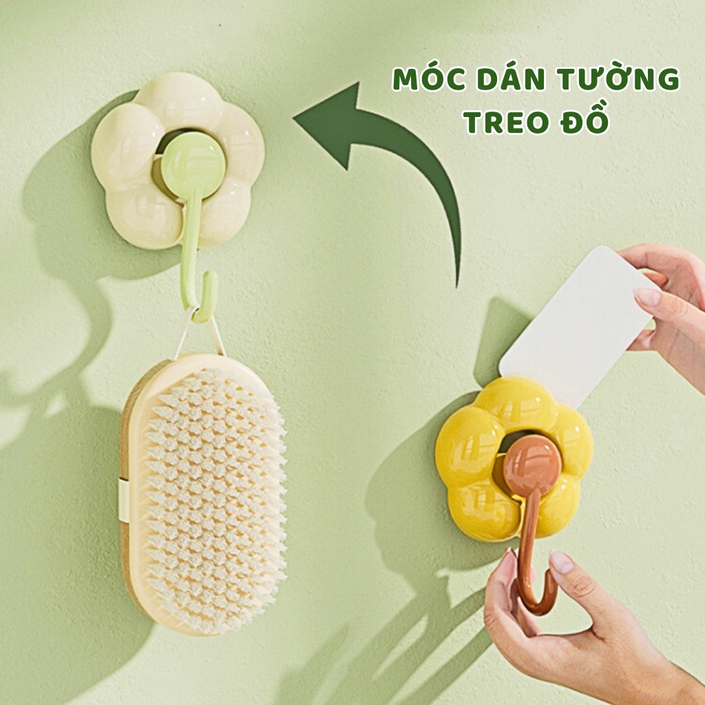 Móc Treo Đồ Dán Tường Dính Chắc Chắn, Móc Dán Tường Chịu Lực Treo Quần Áo, Chìa Khóa
