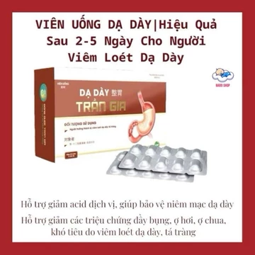 Viên uống Dạ Dày Trần Gia | Hiệu Quả Sau 2-5 Ngày Cho Người Viêm Loét Dạ Dày (Hộp 40 viên)_NA99SHOP