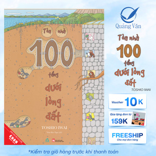Sách Ehon Nhật Bản - Tòa nhà 100 tầng dưới lòng đất TB