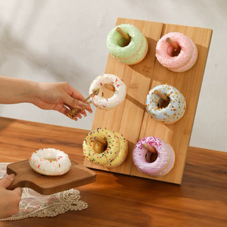 Kệ bánh/ giá bánh gỗ donut decor bàn tiệc,sinh nhật lễ cưới,phụ kiện chụp ảnh trang trí