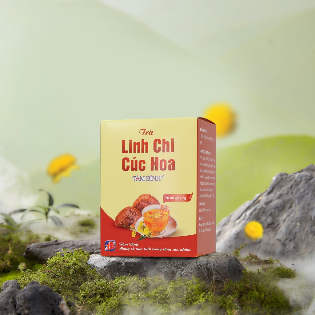 [Combo 3] Trà Linh chi cúc hoa Tâm Bình -  Tận hưởng nhịp sống bình yên với ly trà thơm mát