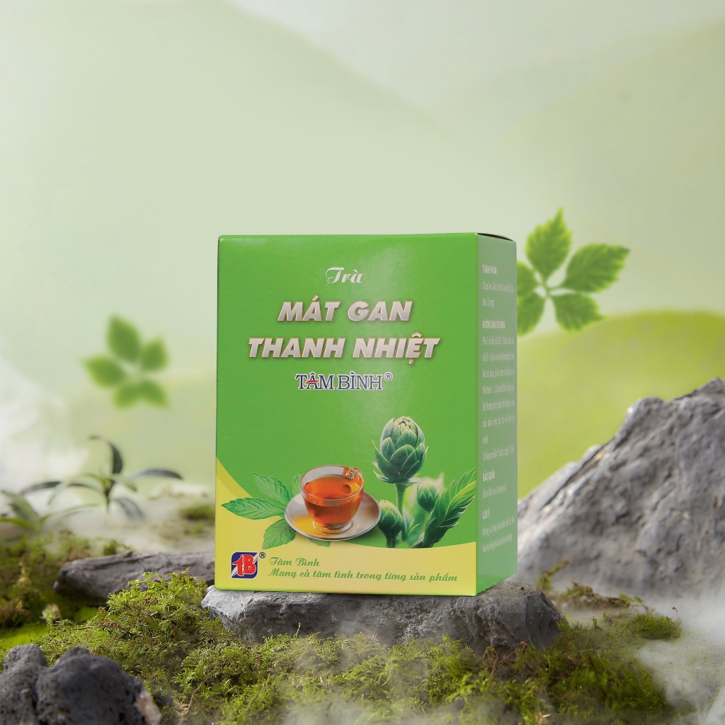 [Trợ giá] Trà mát gan thanh nhiệt Tâm Bình (1 hộp 20 túi lọc) – Thưởng thức vị trà thơm mát, thư thái tự nhiên