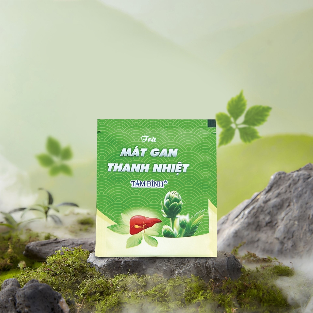 [Trợ giá] Trà mát gan thanh nhiệt Tâm Bình (1 hộp 20 túi lọc) – Thưởng thức vị trà thơm mát, thư thái tự nhiên