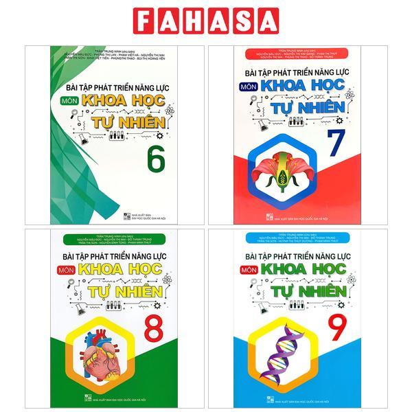 Sách Bài Tập Phát Triển Năng Lực Môn Khoa Học Tự Nhiên - Lớp 6,7,8,9 (Trọn Bộ)