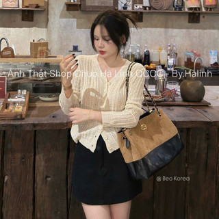 Đủ Size - Chuẩn Loại 1 - Túi Bigsize Da Mềm Phối Da Lộn  Hàng loại 1 form túi to rộng rãi đựng nhiều đồ
