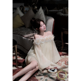 Váy trễ vai đính hoa xinh xuất sắc kèm quần bảo hộ ạ 💯💝đi CHƠI, đi LÀM ,đi du lịch sang chảnh, xinh XINH đẹp tuyệt vời