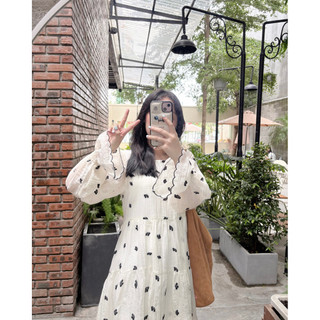 Candy dress - Đầm babydoll tơ hoa Ma Vie