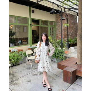 Candy dress - Đầm babydoll tơ hoa Ma Vie