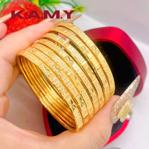 Bộ Ximen 7 Chiếc Khắc Nổi Hoa Tuyết Mạ Vàng Bền Màu – Trang Sức Sang Trọng, Quà Tặng Ý Nghĩa