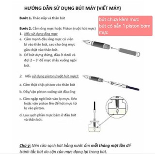 Bút Máy Ngòi Lá Tre Tách Đôi Calligraphy 005 Tạo Thanh Đậm Luyện Viết Chữ Đẹp
