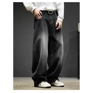 Quần Jeans Bò ống rộng suông baggy nam nữ màu trắng kem Retro QCCC đẹp hottrend Avocado