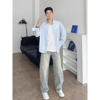 Quần Jean bò baggy nam nữ Xanh RETRO Avocado ống rộng xuông cạp cao nam dáng suông bigsize