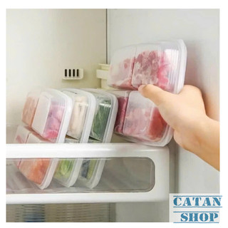Hộp Thực Phẩm Nhựa 6 Ngăn Nắp Đậy Kín, Chống Tràn, Trong Suốt An Toàn Cho Sức Khỏe, Bền Đẹp