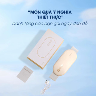 Đai Chườm Nóng Massage BUMAS BU01 Giảm Đau Bụng Kinh, Hỗ Trợ Chống Lão Hoá Da Sau Sinh, BH 2 Năm