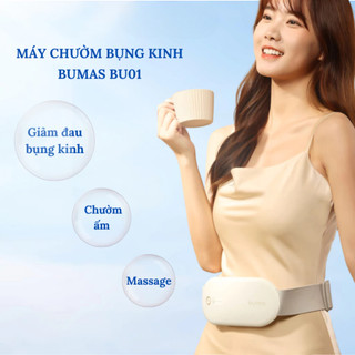 Đai Chườm Nóng Massage BUMAS BU01 Giảm Đau Bụng Kinh, Hỗ Trợ Chống Lão Hoá Da Sau Sinh, BH 2 Năm