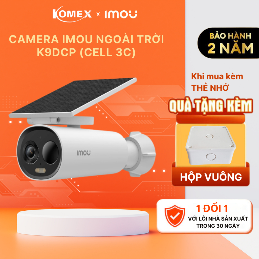 Camera IP Wifi ngoài trời IMOU Cell 3C AIO IPC-K9DCP-3T0WE-V2 Camera ...