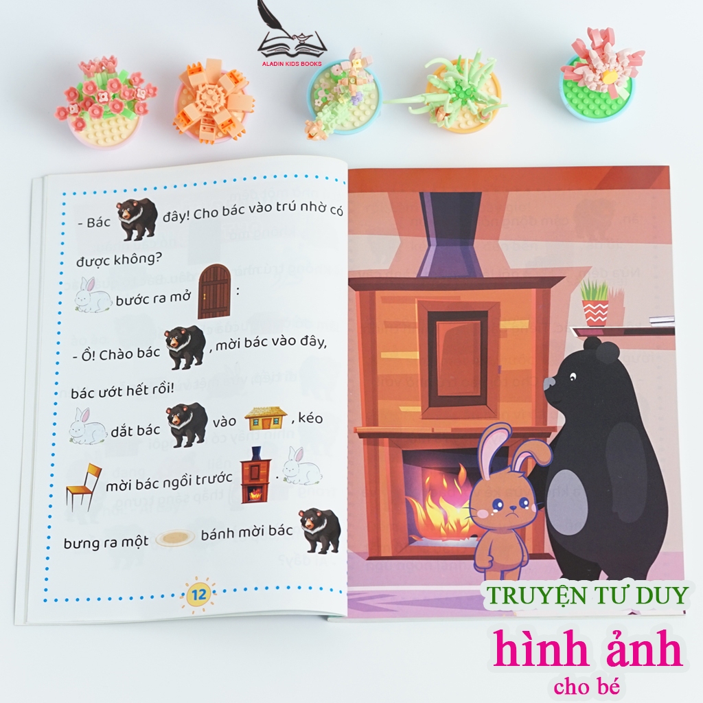 Sách Bộ 2 Quyển Truyện Tư Duy Cho Bé – Truyện Tranh Tư Duy & Truyện Tư Duy Hình Ảnh