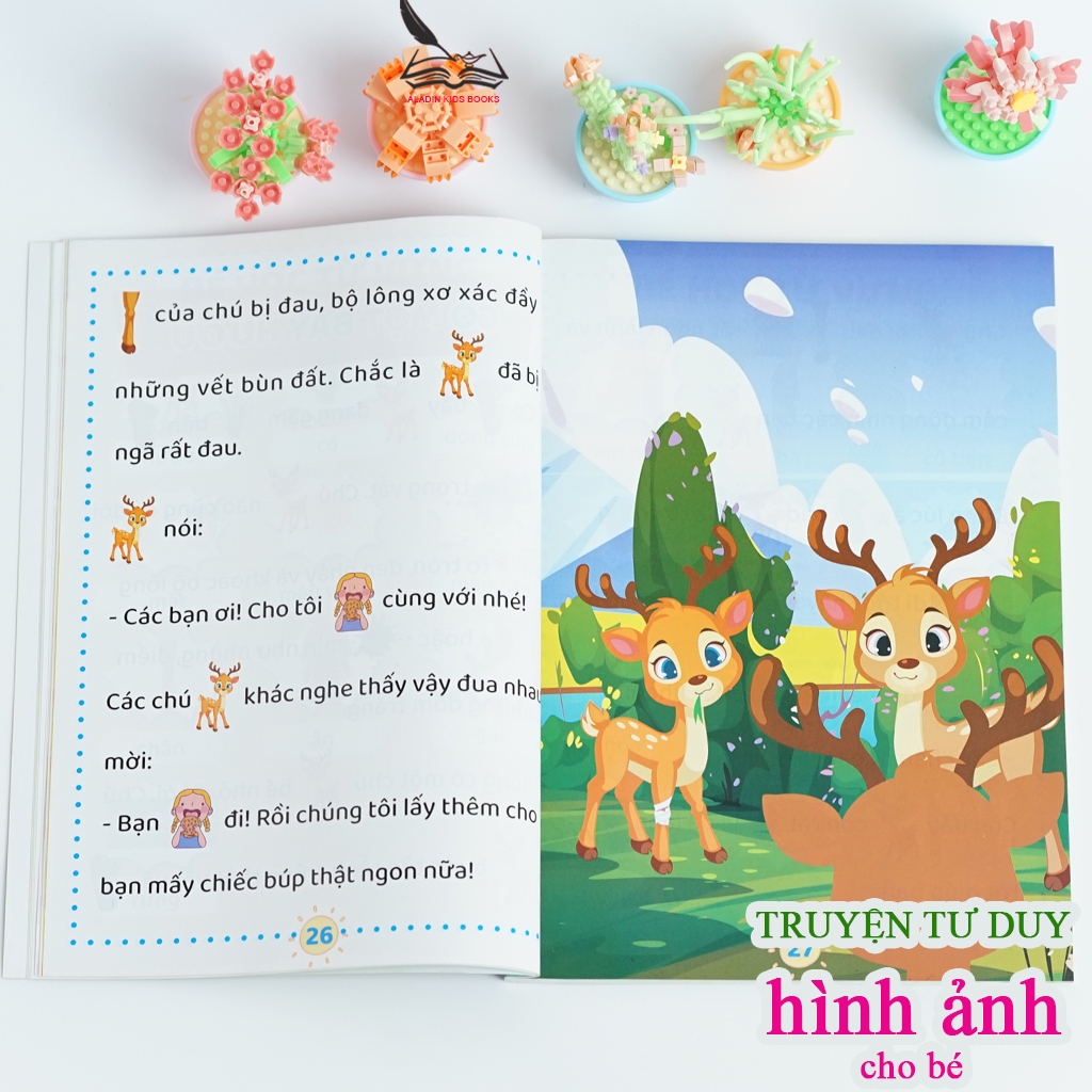 Sách Bộ 2 Quyển Truyện Tư Duy Cho Bé – Truyện Tranh Tư Duy & Truyện Tư Duy Hình Ảnh