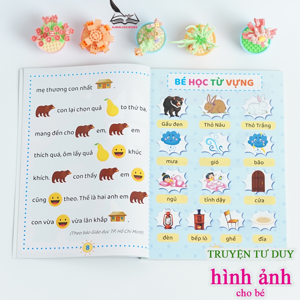 Sách Bộ 2 Quyển Truyện Tư Duy Cho Bé – Truyện Tranh Tư Duy & Truyện Tư Duy Hình Ảnh