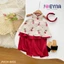 Set yếm lụa Joeyna B055 cho bé 8-23kg