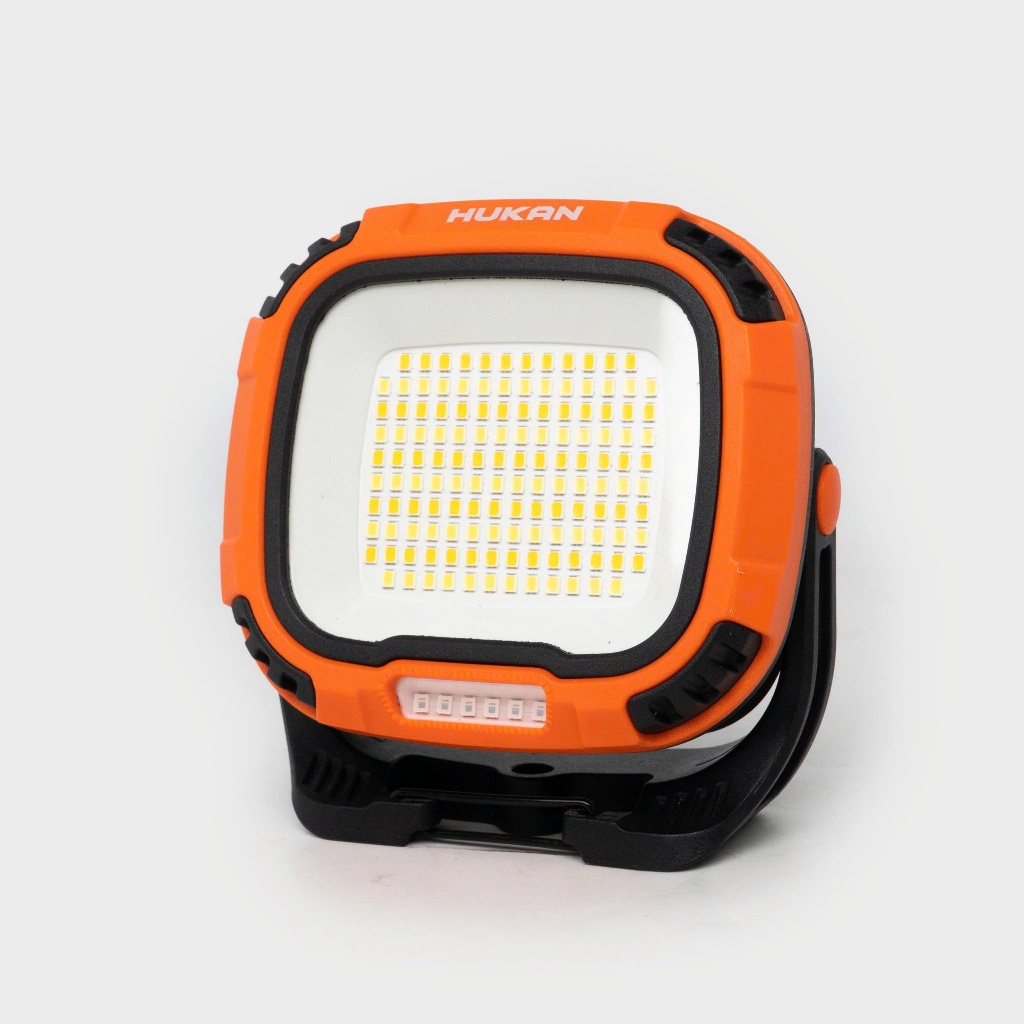 Đèn chiếu sáng dùng pin HUKAN G1-DCT006, Đèn bóng LED siêu sáng - Dùng pin sạc lại - Đế xoay 180 độ