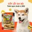 Cốt lết da bò cho chó - Snack Da bò tẩm vị BBQ 10 miếng Doggyman