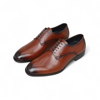 Giày Classic Derby CL2 - JOG04 , phối màu nâu sáng Patina , da bò Nappa nguyên tấm ( CL2-V )