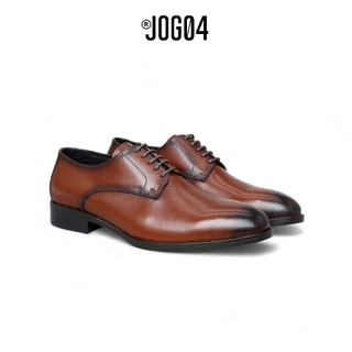 Giày Classic Derby CL2 - JOG04 , phối màu nâu sáng Patina , da bò Nappa nguyên tấm ( CL2-V )