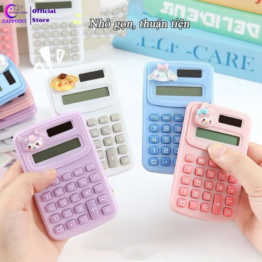 Máy tính mini cầm tay bỏ túi nhiều hình dễ thương ZAPPOINT p - ảnh 6