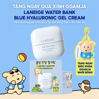 [Phiên bản đặc biệt] LANEIGE x GGAMJA Kem Dưỡng Ẩm Dạng Gel Cho Da Dầu Laneige Water Bank Blue HA Gel Cream 50ml set