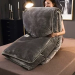 [MỞ BÁN GIẢM 40K] Set 4 Món Vỏ Chăn Ga Gối Nỉ Mịn Cao Cấp Óng Mượt Không Rụng Lông Dính Lông ROYAL Sang Trọng — ảnh 6