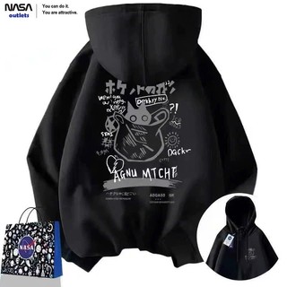 Áo hoodie nữ nam form rộng KONOVA in hình mèo túi chất liệu nỉ bông dày dặn