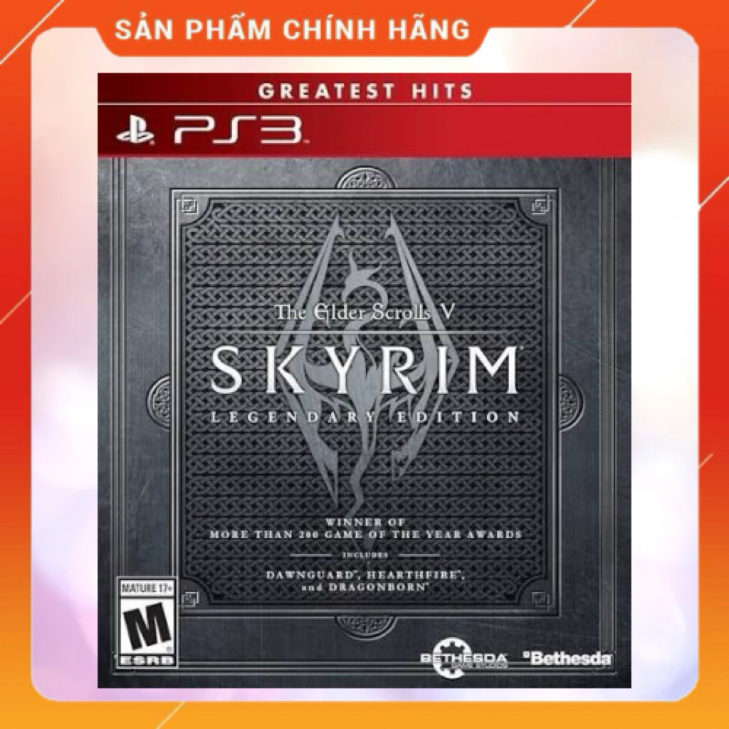 Đĩa game Ps3 The Elder Scrolls V Skyrim Legendary Edition - Không hộp ...