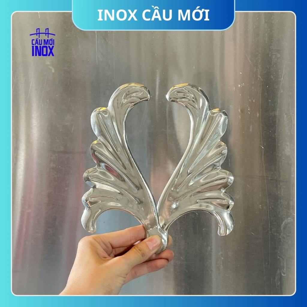 Hoa văn trang trí inox 304, đa dạng mẫu mã, kích thước, màu sắc vàng, bạc cao cấp