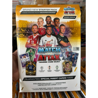 [ Starter Pack ] Túi Album Đựng Thẻ Kèm Thẻ Tặng Topps Match Attax  Starter Pack 2025/26 25/26 [ Hàng Chính Hãng ]