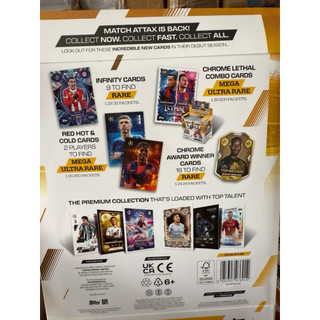 [ Starter Pack ] Túi Album Đựng Thẻ Kèm Thẻ Tặng Topps Match Attax  Starter Pack 2025/26 25/26 [ Hàng Chính Hãng ]