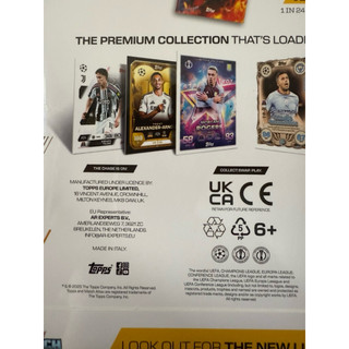 [ Starter Pack ] Túi Album Đựng Thẻ Kèm Thẻ Tặng Topps Match Attax  Starter Pack 2025/26 25/26 [ Hàng Chính Hãng ]