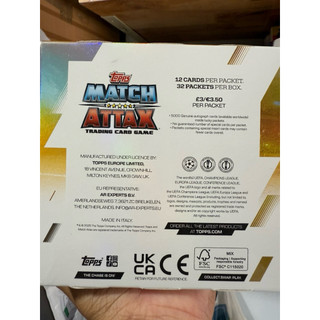 [ Full box ] Hàng Chính Hãng Hộp Thẻ Match Attax Champions League Mùa 2025/26 25/26 ( 384 Thẻ )