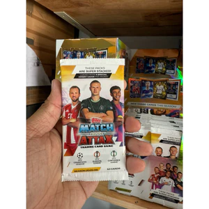 1x Match Attax Champions league 2025/26 25/26 ( Pack 12 thẻ ) ( 4 Insert/ 4 Thẻ Đặc Biệt )