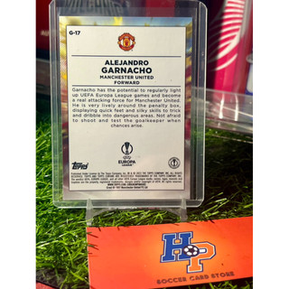 Thẻ bóng đá Garnacho Golazo RC Topps Chrome UCL 2022/23