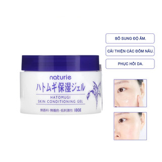 Gel Dưỡng Ẩm Da Chiết Xuất Từ Hạt Cây Ý Dĩ Hatomugi Skin Conditioning Gel (180g)