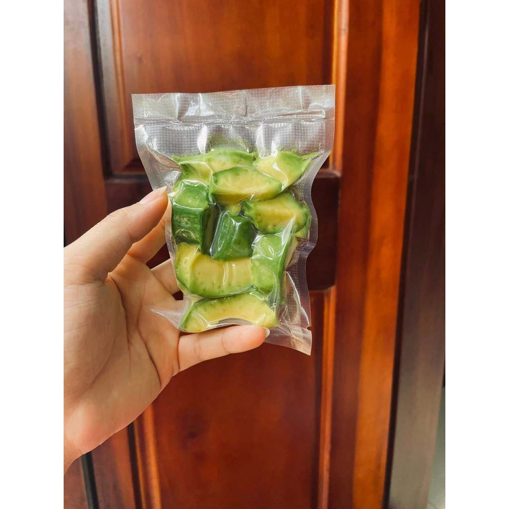 [Giao Hoả Tốc ] 1kg Bơ Tươi 034 miếng Cấp Đông Định lượng túi khoảng 85-120gr (10 gói)