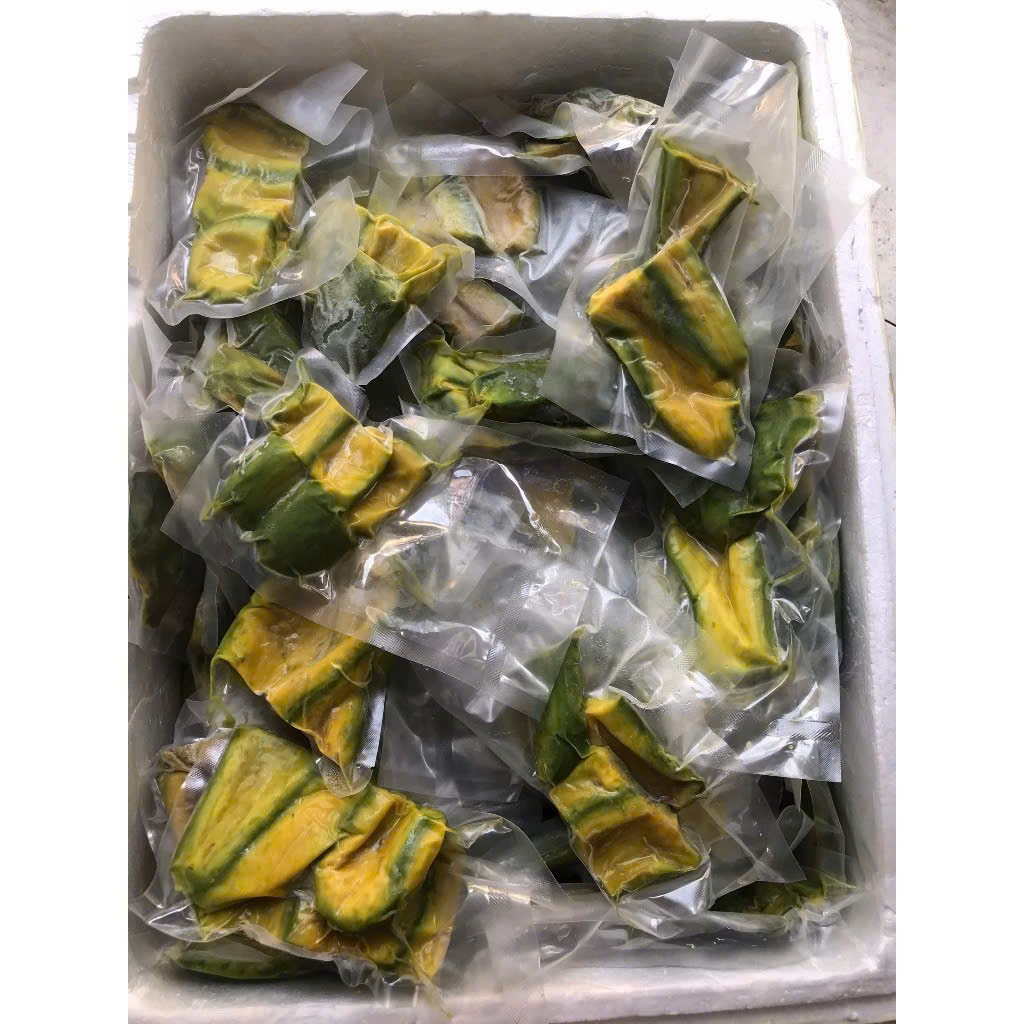 [Giao Hoả Tốc ] 1kg Bơ Tươi 034 miếng Cấp Đông Định lượng túi khoảng 85-120gr (10 gói)