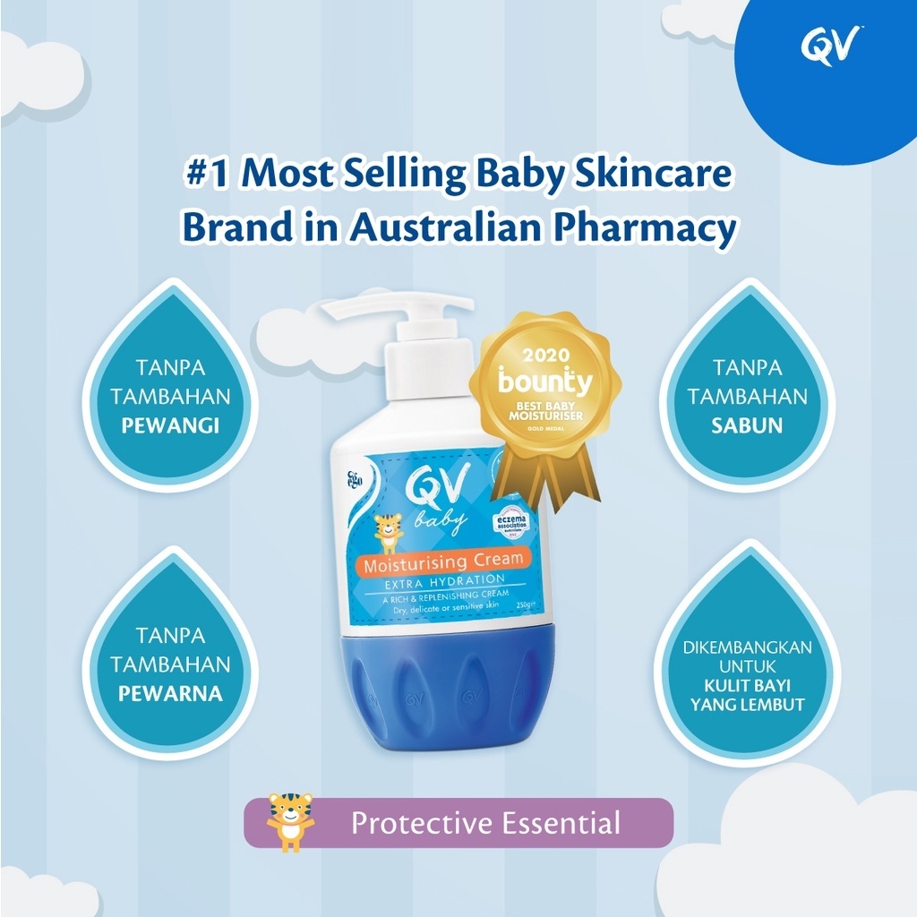 Kem Dưỡng Ẩm Ego QV Baby Moisturising Cream 250g – Dưỡng Ẩm Dịu Nhẹ Cho Da Em Bé Và Người Lớn